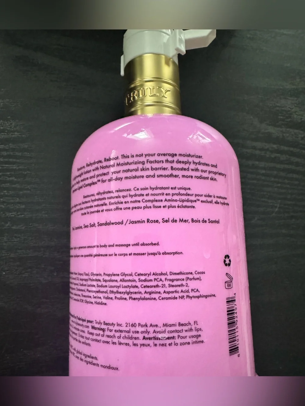 NEW Truly Smooth Legend Hydra-Restore Body Lotion Full size/15oz